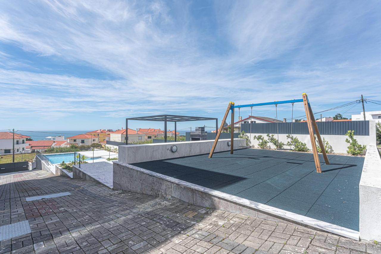 Apartamento T3 Mar Azul Apartment Nazare Bagian luar foto
